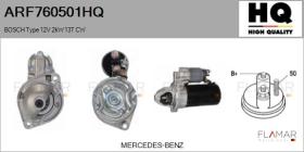 HQ ARF760501HQ - ARR NUEVO BOSCH Type 12V 2,00kW 13T CW