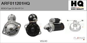 HQ ARF011201HQ - ARR NUEVO BOSCH Type 12V 2,00kW 9T CW