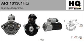 HQ ARF101301HQ - ARR NUEVO BOSCH Type 12V 2,00kW 9T CW