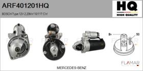 HQ ARF401201HQ - ARR NUEVO BOSCH Type 12V 2,20kW 10/11T CW