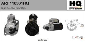 HQ ARF110301HQ - ARR NUEVO BOSCH Type 12V 2,20kW 10T CW