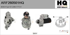 HQ ARF260501HQ - ARR NUEVO BOSCH Type 12V 2,20kW 11T CW