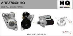 HQ ARF370401HQ - ARR NUEVO BOSCH Type 12V 2,20kW 13T CCW