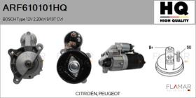 HQ ARF610101HQ - ARR NUEVO BOSCH Type 12V 2,20kW 9/10T CW