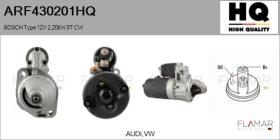 HQ ARF430201HQ - ARR NUEVO BOSCH Type 12V 2,20kW 9T CW