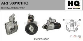 HQ ARF360101HQ - ARR NUEVO BOSCH Type 12V 2,20kW 9T CW