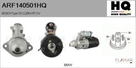 HQ ARF140501HQ - ARR NUEVO BOSCH Type 12V 2,20kW 9T CW