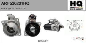 HQ ARF530201HQ - ARR NUEVO BOSCH Type 12V 2,20kW 9T CW