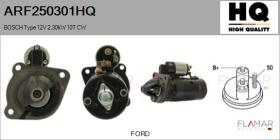HQ ARF250301HQ - ARR NUEVO BOSCH Type 12V 2,30kW 10T CW