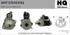 HQ ARF370101HQ - ARR NUEVO BOSCH Type 12V 2,30kW 9T CW