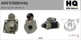 HQ ARF570201HQ - ARR NUEVO BOSCH Type 12V 2,30kW 9T CW