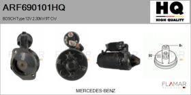 HQ ARF690101HQ - ARR NUEVO BOSCH Type 12V 2,30kW 9T CW