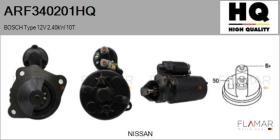 HQ ARF340201HQ - ARR NUEVO BOSCH Type 12V 2,40kW 10T