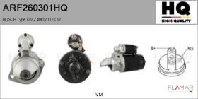 HQ ARF260301HQ - ARR NUEVO BOSCH Type 12V 2,40kW 11T CW