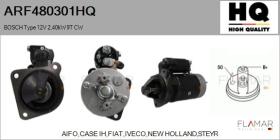 HQ ARF480301HQ - ARR NUEVO BOSCH Type 12V 2,40kW 9T CW