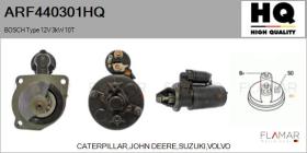 HQ ARF440301HQ - ARR NUEVO BOSCH Type 12V 3,00kW 10T