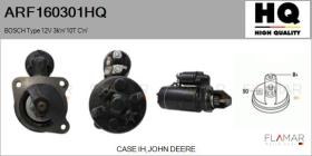 HQ ARF160301HQ - ARR NUEVO BOSCH Type 12V 3,00kW 10T CW