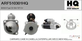 HQ ARF510301HQ - ARR NUEVO BOSCH Type 12V 3,00kW 10T CW