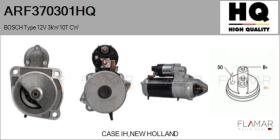 HQ ARF370301HQ - ARR NUEVO BOSCH Type 12V 3,00kW 10T CW