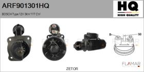 HQ ARF901301HQ - ARR NUEVO BOSCH Type 12V 3,00kW 11T CW