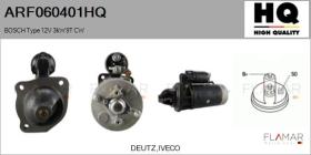 HQ ARF060401HQ - ARR NUEVO BOSCH Type 12V 3,00kW 9T CW