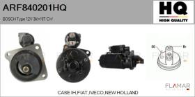 HQ ARF840201HQ - ARR NUEVO BOSCH Type 12V 3,00kW 9T CW