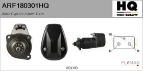 HQ ARF180301HQ - ARR NUEVO BOSCH Type 12V 3,60kW 11T CW