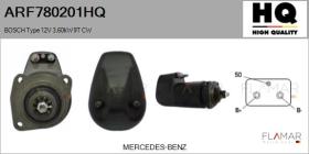 HQ ARF780201HQ - ARR NUEVO BOSCH Type 12V 3,60kW 9T CW
