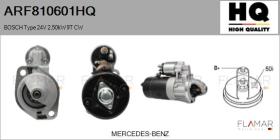 HQ ARF810601HQ - ARR NUEVO BOSCH Type 24V 2,50kW 9T CW