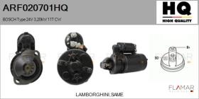 HQ ARF020701HQ - ARR NUEVO BOSCH Type 24V 3,20kW 11T CW