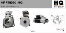 HQ ARF290601HQ - ARR NUEVO BOSCH Type 24V 4,00kW 10T CW