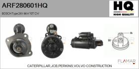 HQ ARF280601HQ - ARR NUEVO BOSCH Type 24V 4,00kW 10T CW