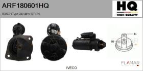 HQ ARF180601HQ - ARR NUEVO BOSCH Type 24V 4,00kW 10T CW