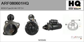 HQ ARF080601HQ - ARR NUEVO BOSCH Type 24V 4,00kW 10T CW