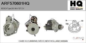 HQ ARF570601HQ - ARR NUEVO BOSCH Type 24V 4,00kW 10T CW