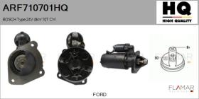 HQ ARF710701HQ - ARR NUEVO BOSCH Type 24V 4,00kW 10T CW