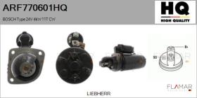 HQ ARF770601HQ - ARR NUEVO BOSCH Type 24V 4,00kW 11T