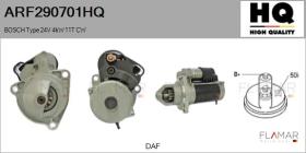 HQ ARF290701HQ - ARR NUEVO BOSCH Type 24V 4,00kW 11T CW