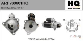 HQ ARF760601HQ - ARR NUEVO BOSCH Type 24V 4,00kW 12T CW