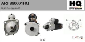 HQ ARF860601HQ - ARR NUEVO BOSCH Type 24V 4,00kW 9T