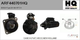 HQ ARF440701HQ - ARR NUEVO BOSCH Type 24V 4,00kW 9T CW