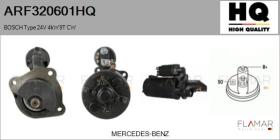 HQ ARF320601HQ - ARR NUEVO BOSCH Type 24V 4,00kW 9T CW