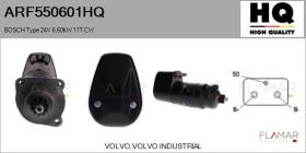 HQ ARF550601HQ - ARR NUEVO BOSCH Type 24V 4,85kW 11T CW