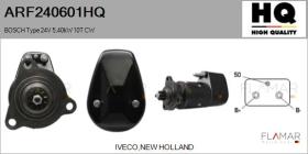 HQ ARF240601HQ - ARR NUEVO BOSCH Type 24V 5,40kW 10T CW