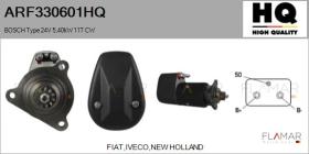 HQ ARF330601HQ - ARR NUEVO BOSCH Type 24V 5,40kW 11T CW