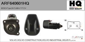 HQ ARF640601HQ - ARR NUEVO BOSCH Type 24V 5,40kW 11T CW