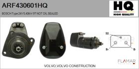 HQ ARF430601HQ - ARR NUEVO BOSCH Type 24V 5,40kW 9T