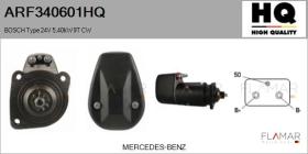 HQ ARF340601HQ - ARR NUEVO BOSCH Type 24V 5,40kW 9T CW