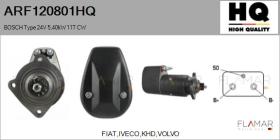 HQ ARF120801HQ - ARR NUEVO BOSCH Type 24V 5,4kW 11T CW