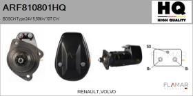 HQ ARF810801HQ - ARR NUEVO BOSCH Type 24V 5,50kW 10T CW